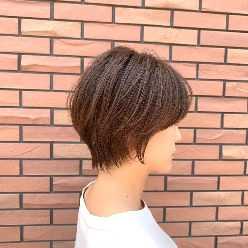 縮毛矯正/白髪ぼかし ショートボブ/鈴木の掲載
