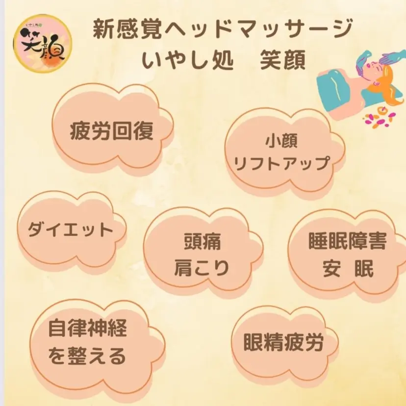 いやし処 　笑顔の掲載