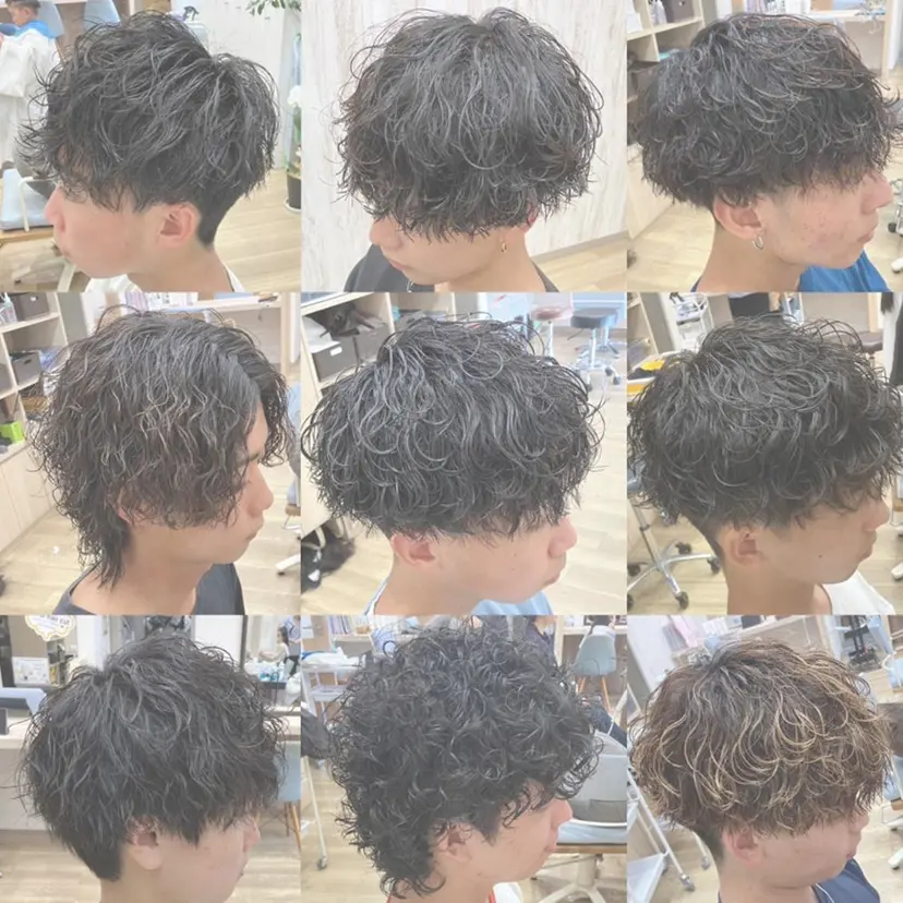 メンズパーマ波巻き 🌳大森悠登🌳の掲載