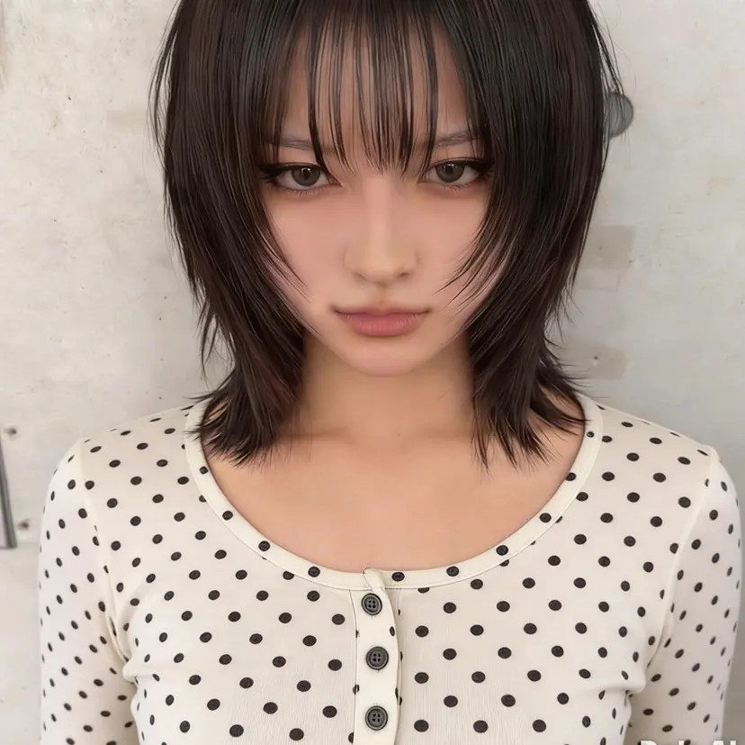 暗髪／レイヤー／ ボブ／ｻﾗｲの掲載