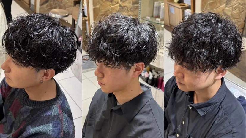 新宿のパーマ職人/ メンズパーマ/石見の掲載