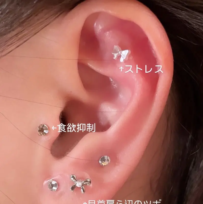 耳ツボジュエリー 3000円の掲載
