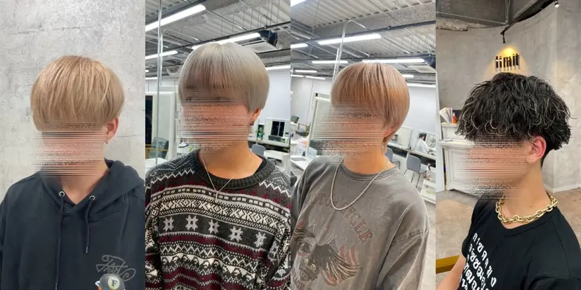 limit康成 メンズ縮毛、ブリーチの掲載