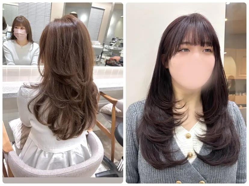 コトネ🫧 韓国風レイヤーカットの掲載