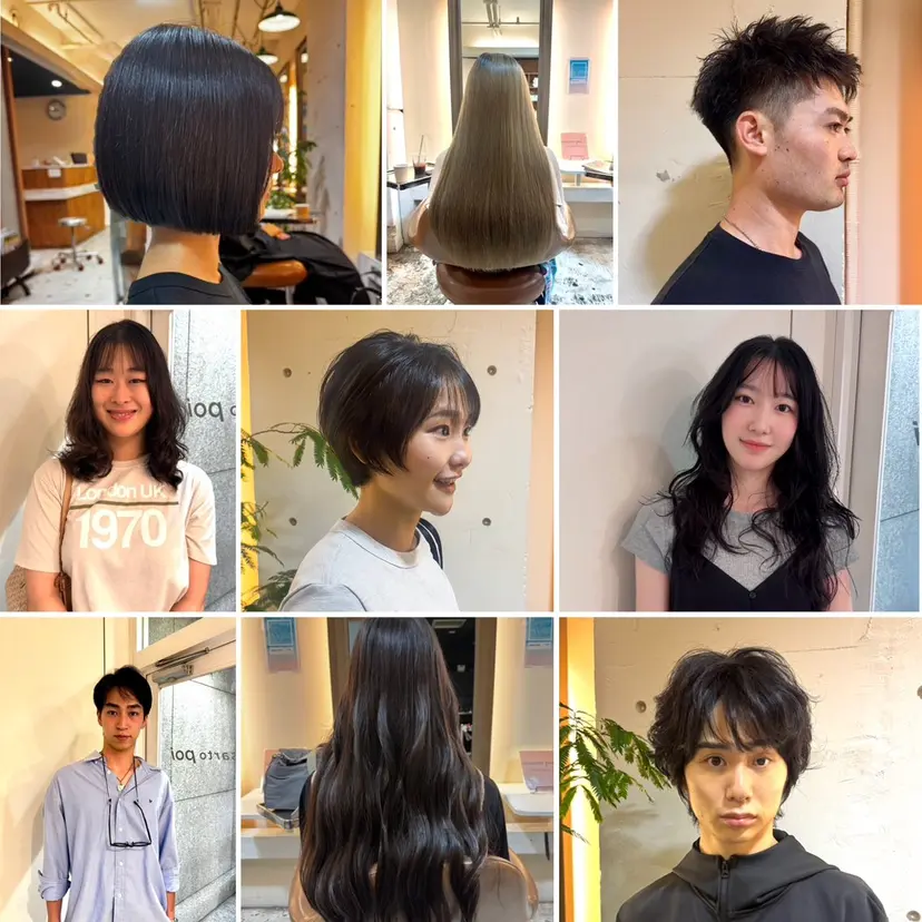 タツキ／レイヤー／ パーマ／艶カラーの掲載