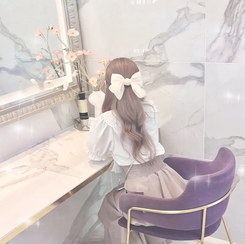 🎀𝐧𝐚𝐨🎀 ピンク/ハイトーンの掲載