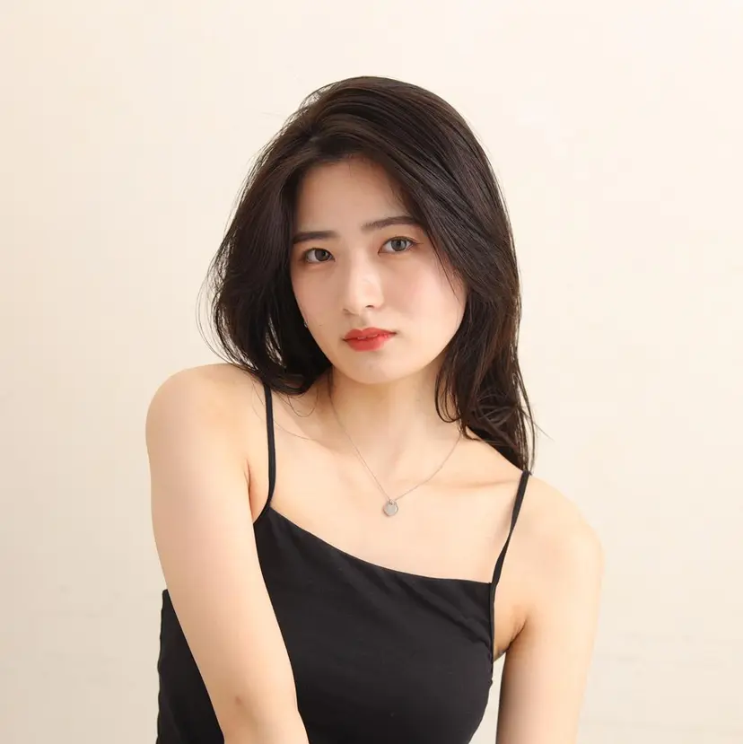 艶透明感カラー/ ルーズパーマ/田中の掲載