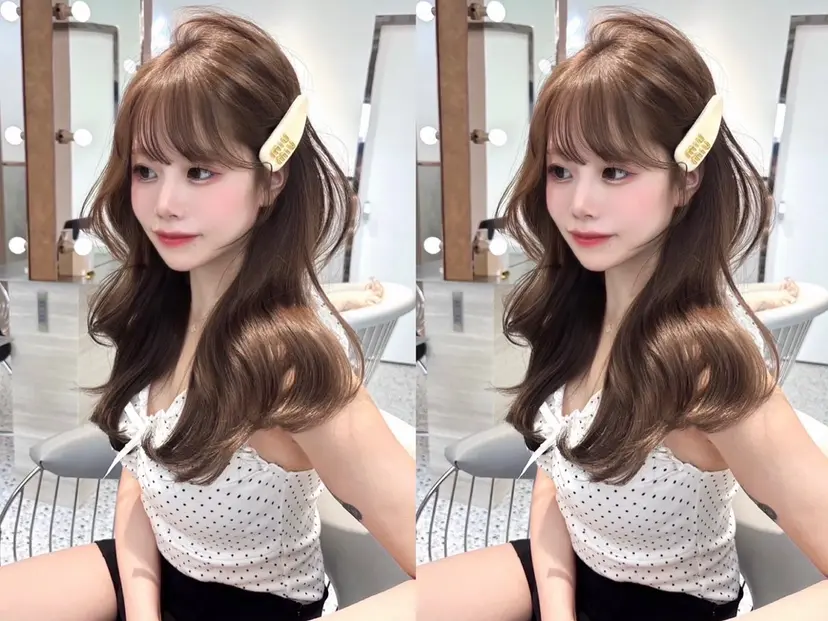 rina／ベージュ ワンホン/韓国ヘアの掲載