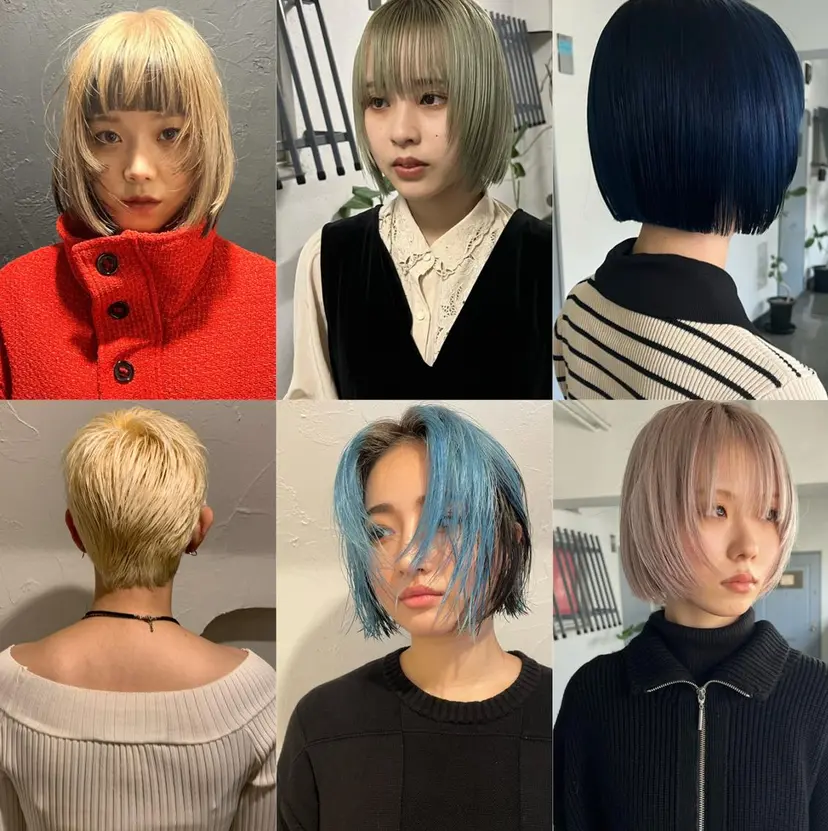 退色まで透明感ある ダブルカラー/リクの掲載