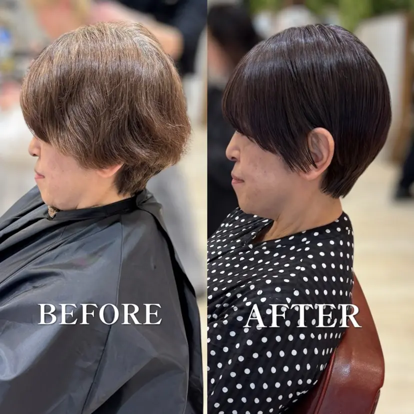 あやかショート 白髪ぼかしの掲載