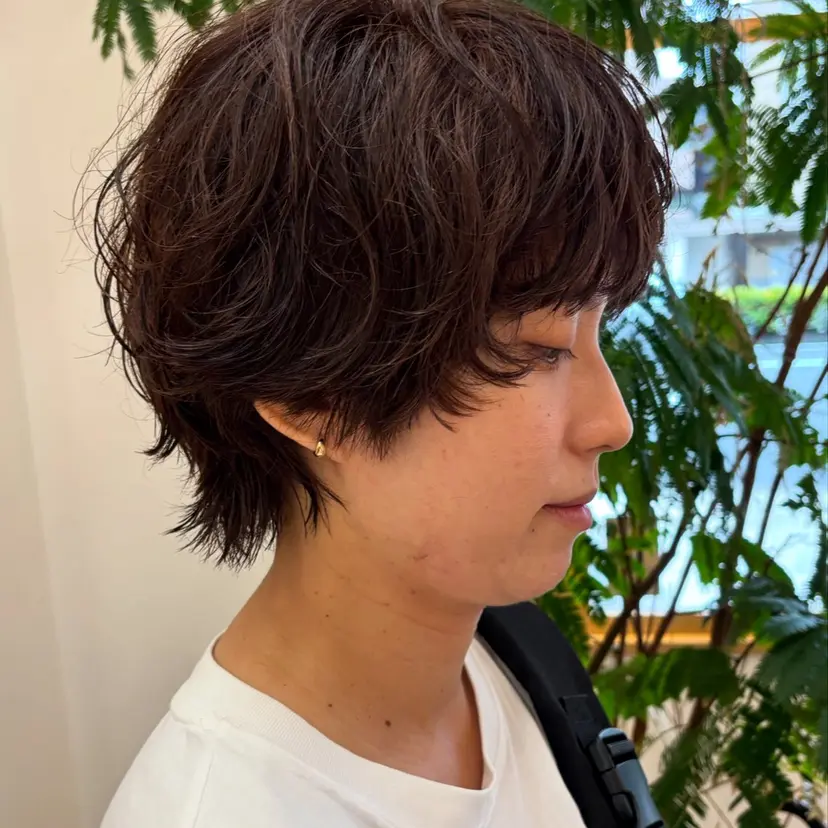 ショート・パーマ・デ ザインカラー/むつみの掲載