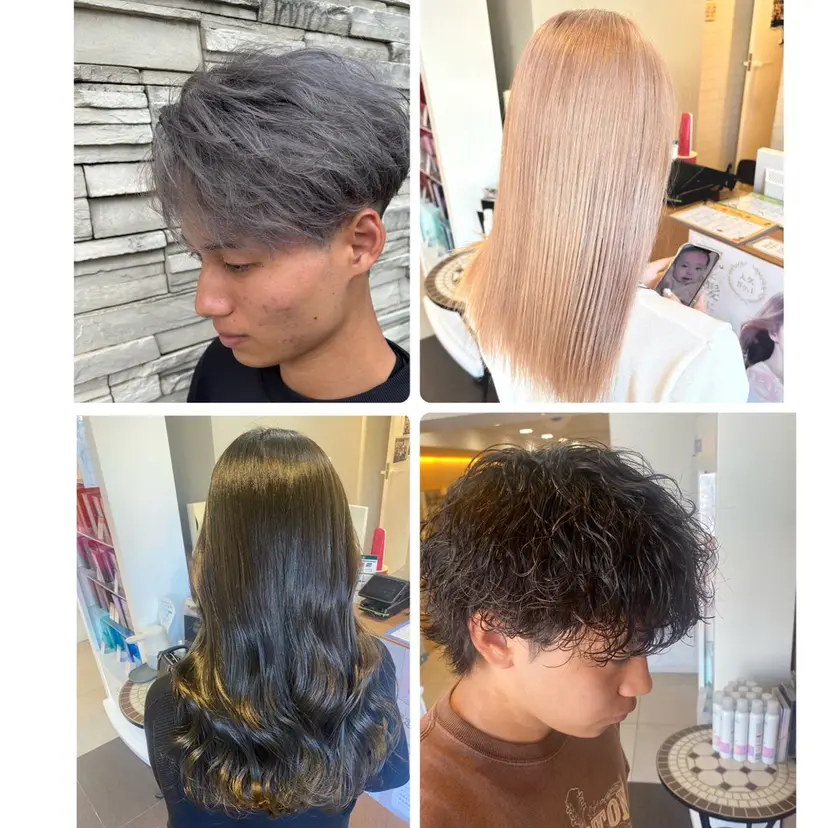 塩谷黎✨ブリーチ無W カラーメンズパーマ✨の掲載