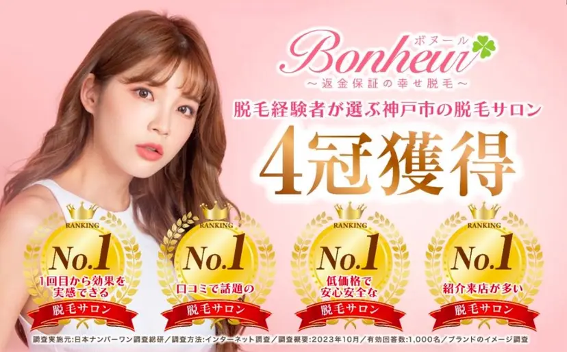 医療機関認定サロン ボヌール三宮店の掲載