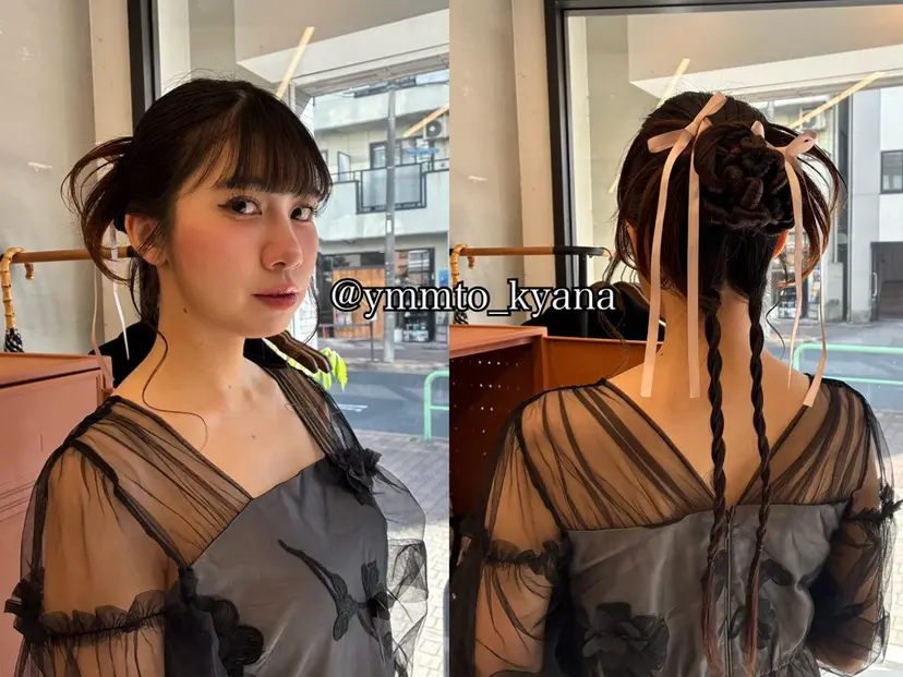 お呼ばれヘア｜ 金山｜山本夏菜の掲載