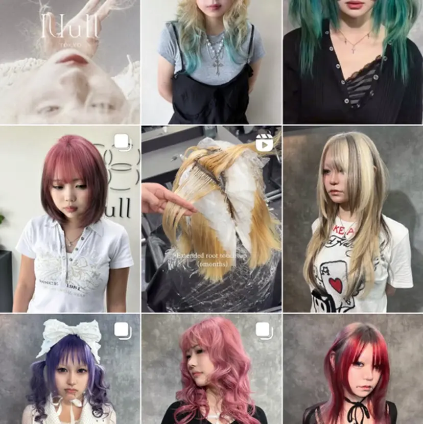 夏季 デザインカラー /ブリーチカラーの掲載