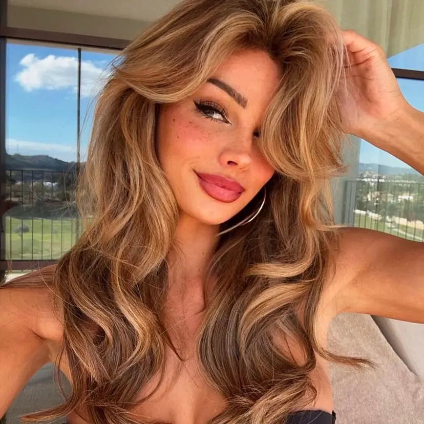 アンナ🦋海外ヘア バレイヤージュの掲載