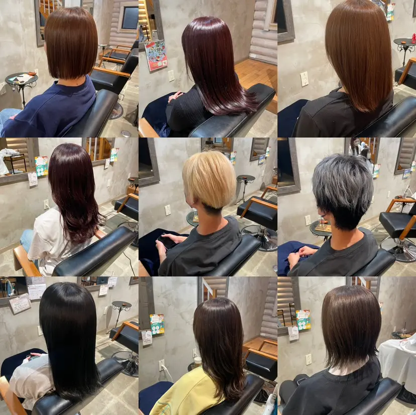 🐾及部 艶髪|艶 カラーショート|ボブの掲載