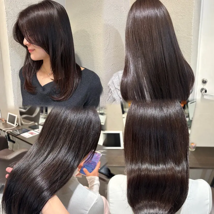 中嶋偲月🌙 艶カラー/縮毛矯正の掲載