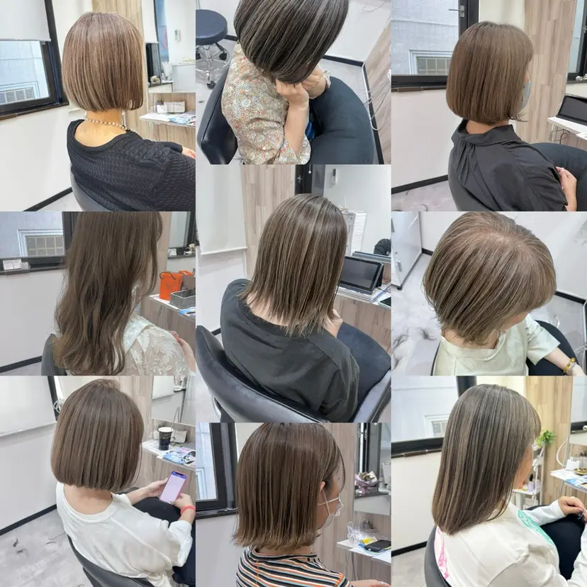 白髪ぼかし脱白髪染め kaminowaの掲載