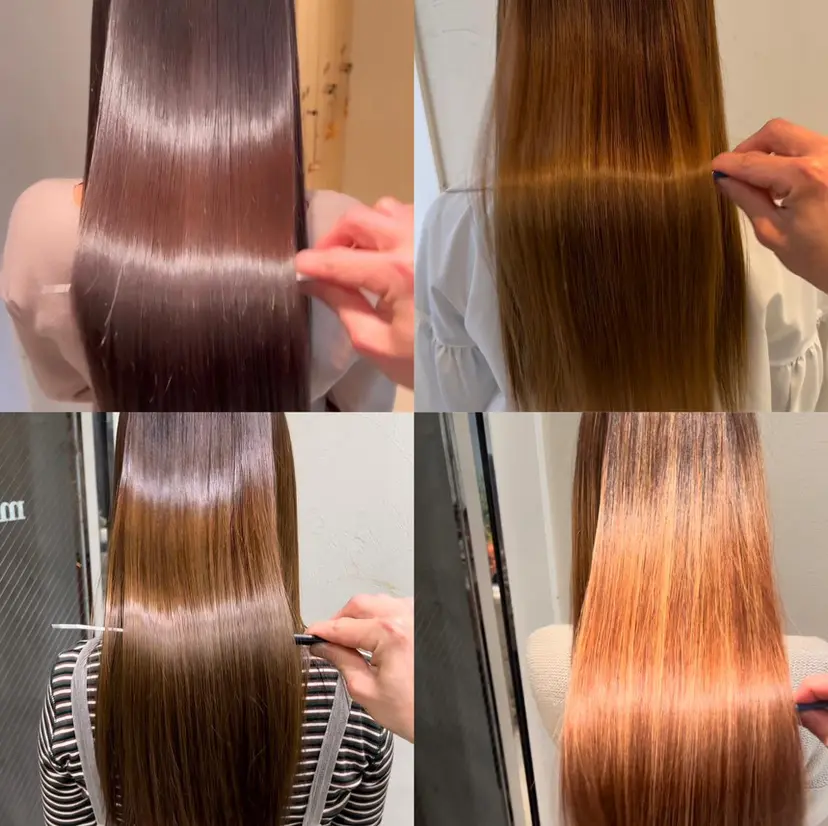 髪質改善/酸性ストレ ート/ブリーチ縮毛の掲載