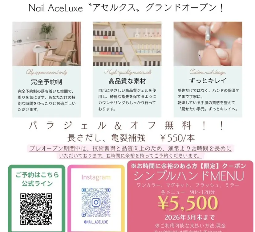 AceLuxe人形町 パラジェル　オフ無料の掲載