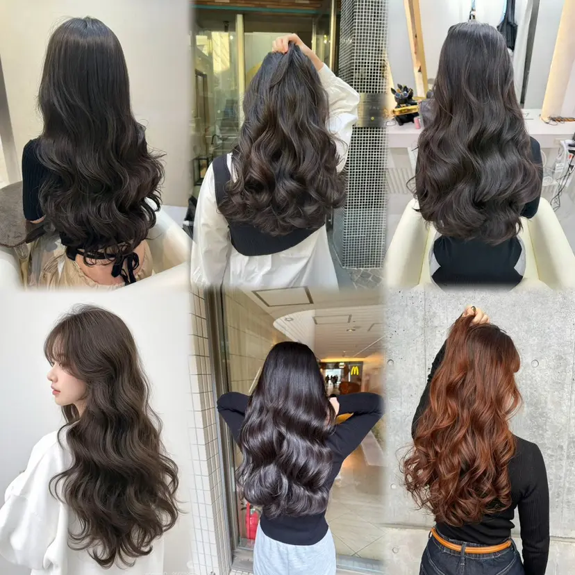 ⭐️コテ巻き風パーマ 髪質改善/タナカの掲載