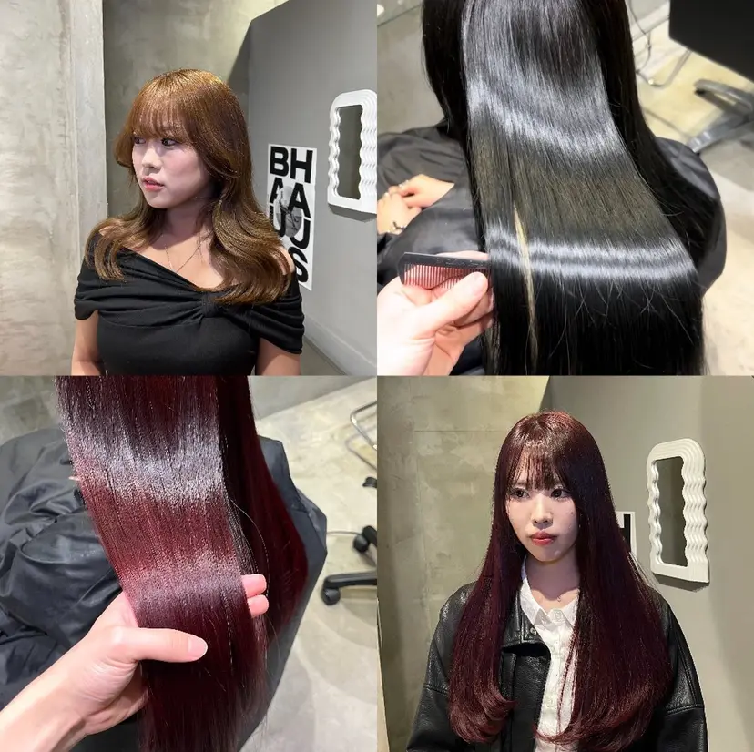 韓国レイヤーカット/ 暗髪カラー/林 竜翔の掲載