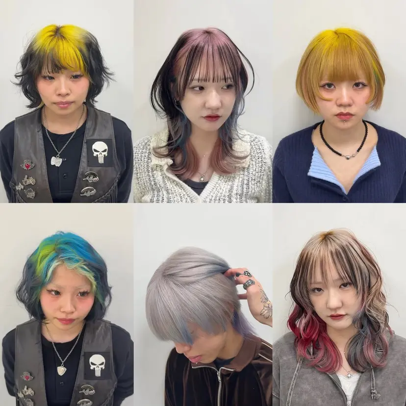 RYUKI/デザイ ンカラー/ブリーチの掲載