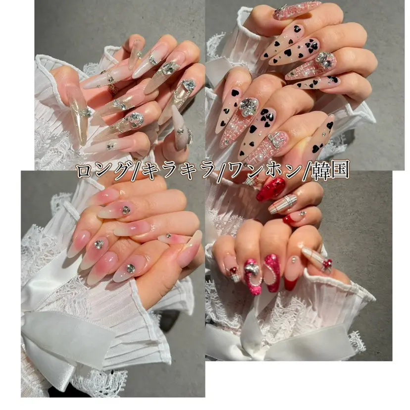 I-nailロング /ワンホン/キラキラの掲載