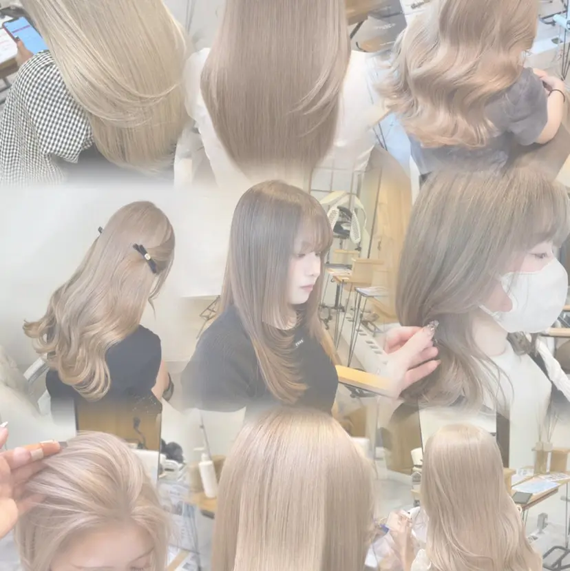 肌に馴染むハイトーン /ミルクティーカラーの掲載