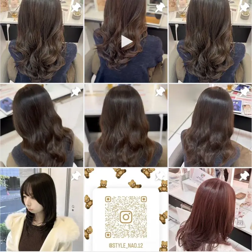 コテ巻きパーマ/ 韓国レイヤー/なおの掲載