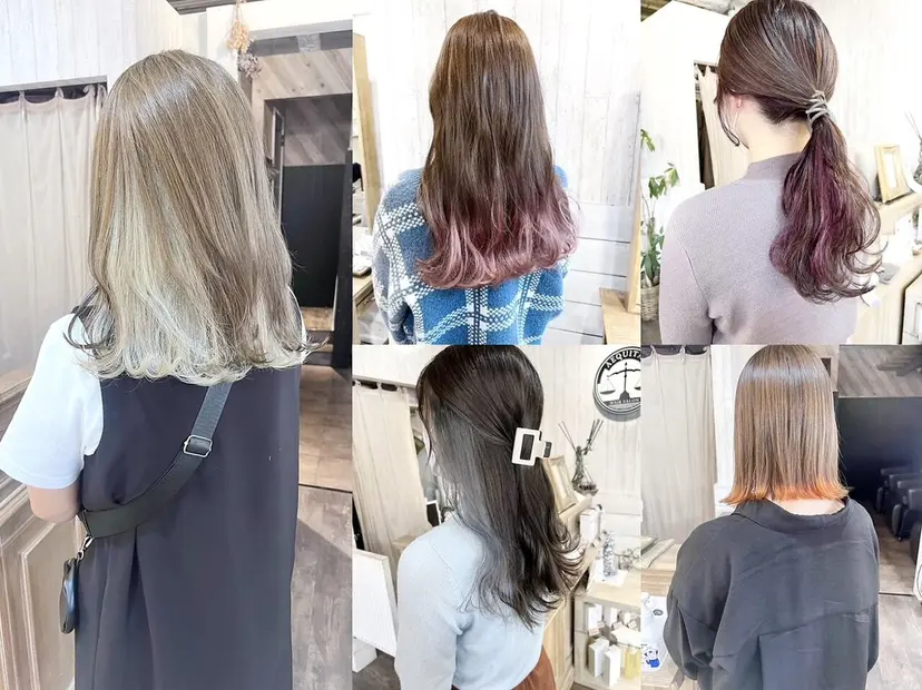 ダブルカラー　/ インナーカラーMiiの掲載