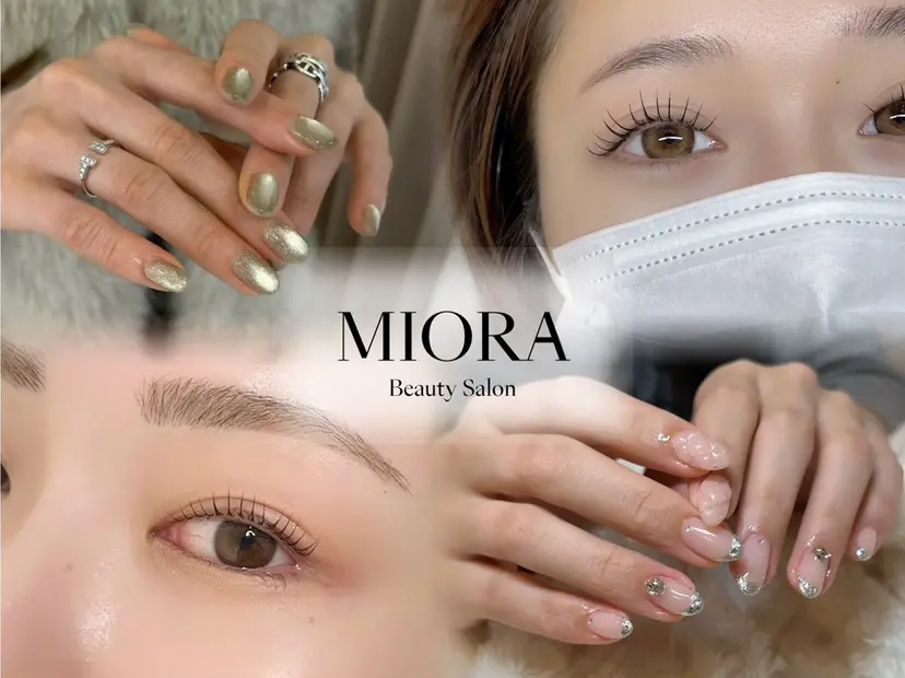 MIORA︎ マツエク×ネイルの掲載