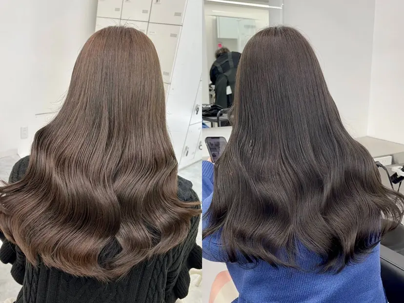 ブリーチなし🤎 透明感ブラウンカラーの掲載
