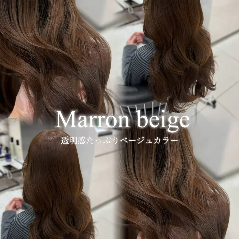 Sae/透け感カラー /盛れる顔周りの掲載