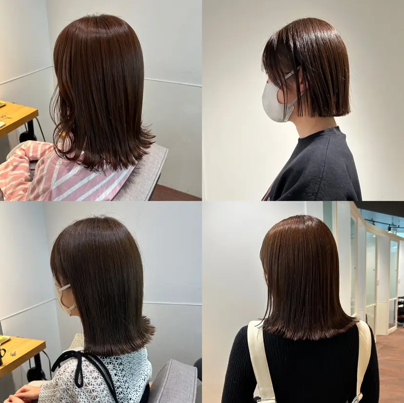 miu. ボブ/透け感カラーの掲載