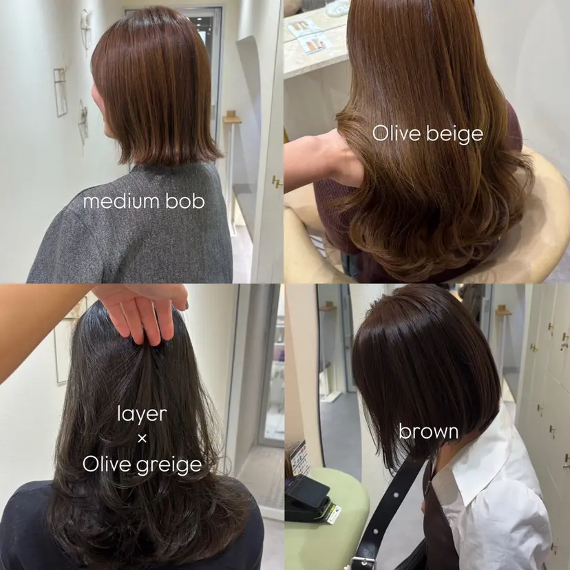 レイヤー／ボブ／暗髪 透明感カラーChieの掲載