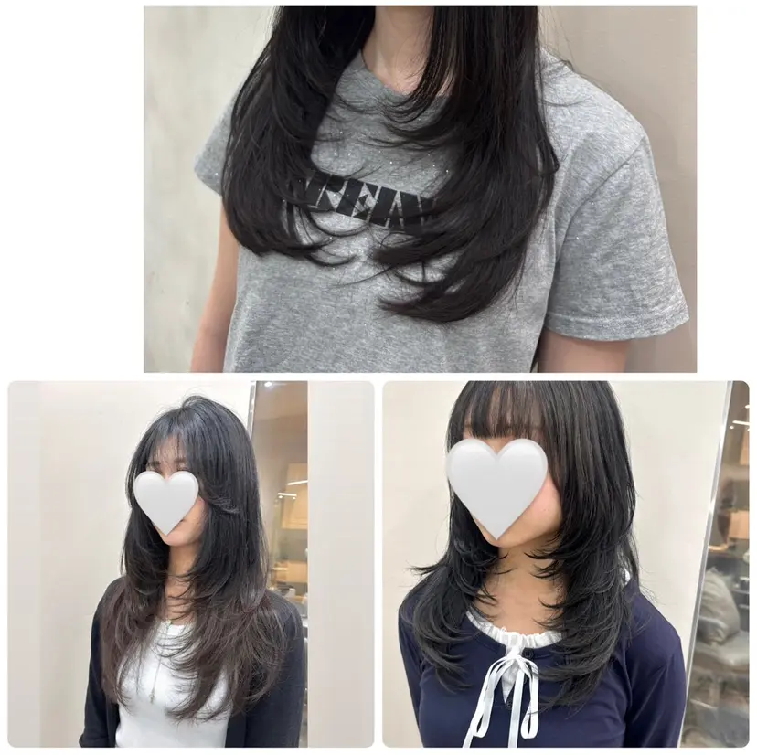 コトネ🫧 韓国風レイヤーカットの掲載