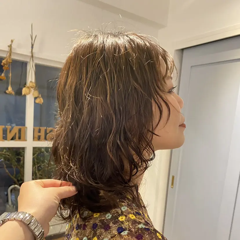 コテ巻き風パーマ🫶 竹内七渚の掲載