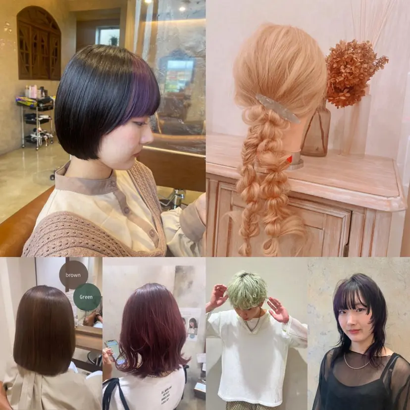 spin hair桂 高宮彩花の掲載