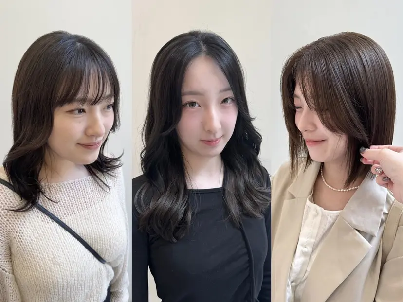 透明感カラー/顔周り カット/レイヤーにかの掲載