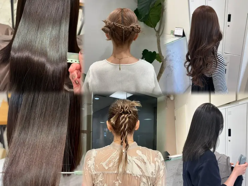 髪質改善/暗髪カラー ヘアアレンジ/スミレの掲載