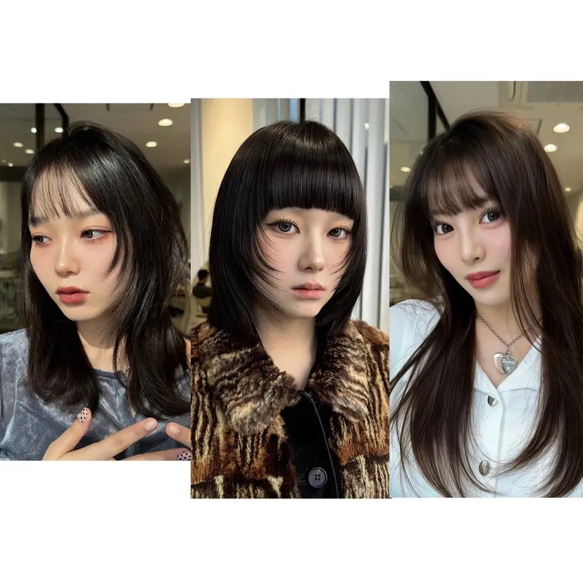 韓国レイヤー/透明感 /髪質改善/アジキの掲載