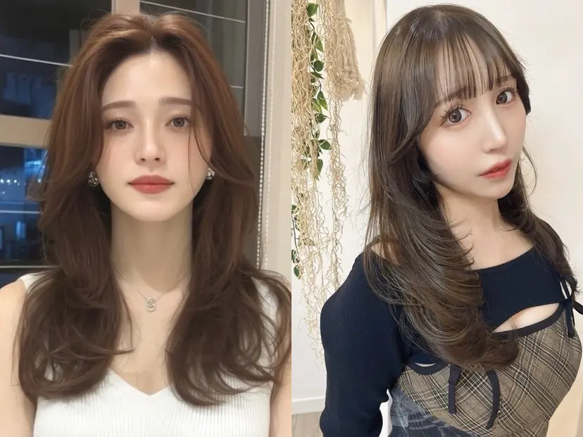 前髪&顔周りカット/ 韓国レイヤー/シバタの掲載