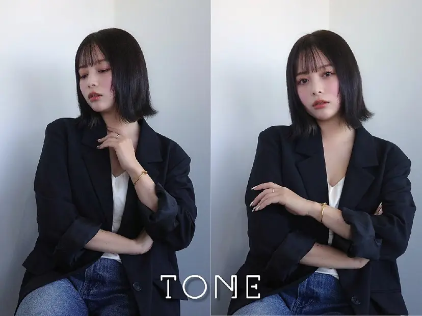 透明感カラー/ 韓国ヘア/縮毛矯正の掲載