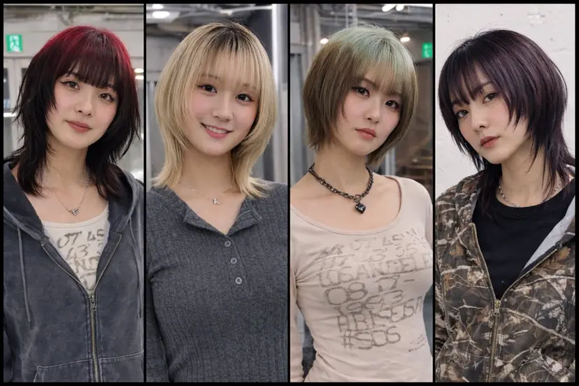 ゲンキ /ウルフカットモデルの掲載