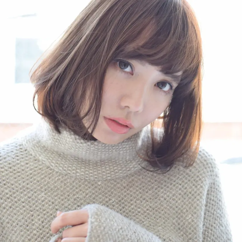 髪質改善　ボブ 外ハネボブ　白間　光の掲載