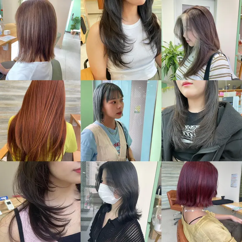 韓国ヘア/レイヤー/ 暖色カラー/ Aiの掲載