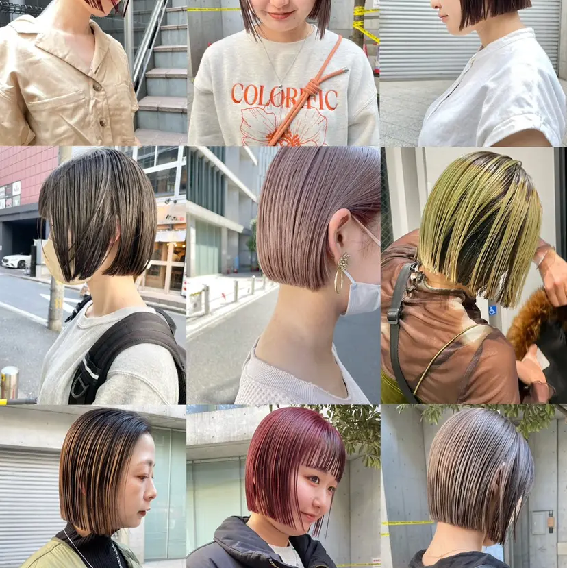 👩🏻ボブ/ 髪質改善ダブルカラーの掲載