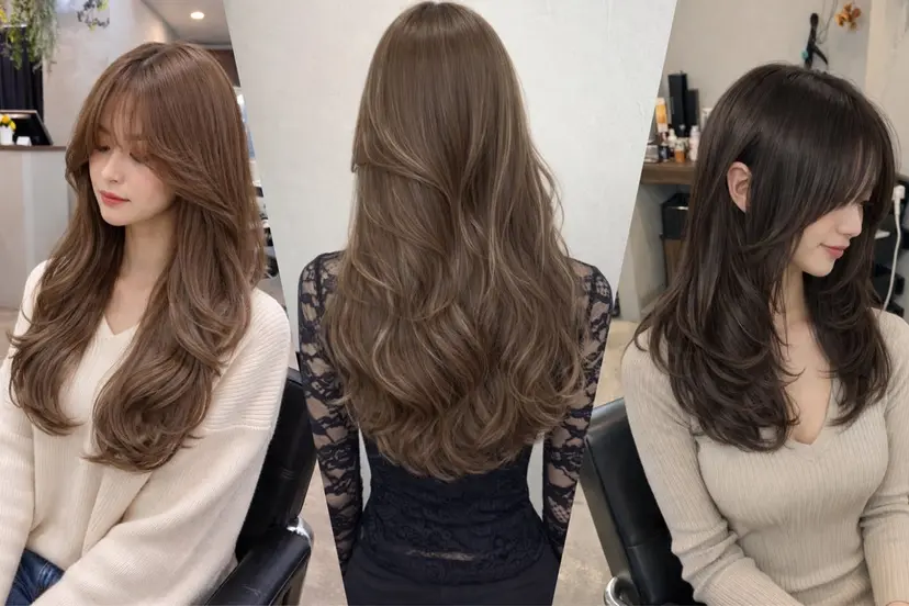 髪質改善カラー 韓国風レイヤーの掲載